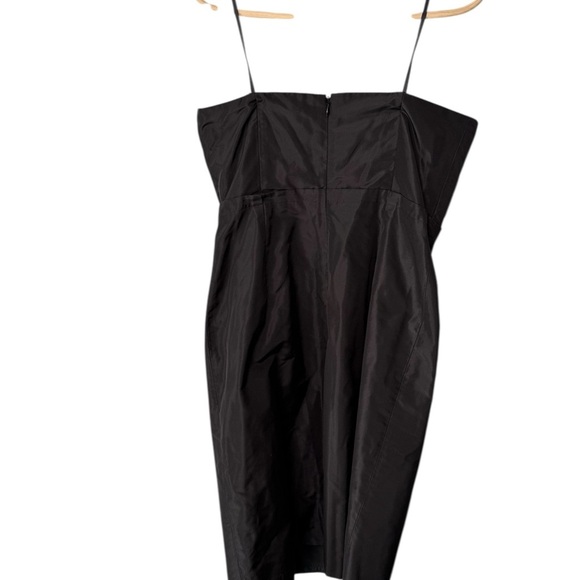 J. Crew Silk Black Taffeta Bra Strapless LBD Style 17409 NEW Party Minimalist - Picture 7 of 16